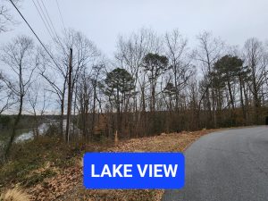 Lot with views of Lake Hickory NC